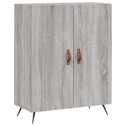 Dressoir 69,5X34X90 Cm Bewerkt Hout Grijs Sonoma Eikenkleurig
