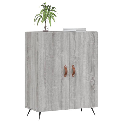 Dressoir 69,5X34X90 Cm Bewerkt Hout Grijs Sonoma Eikenkleurig