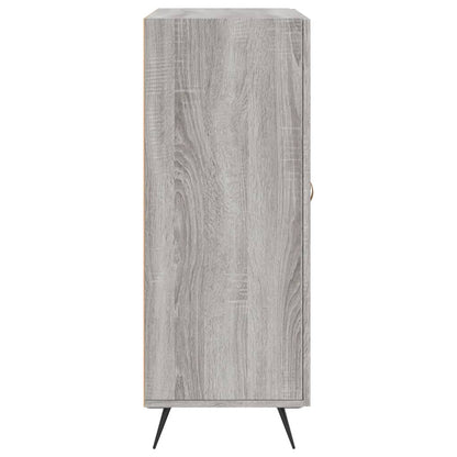 Dressoir 69,5X34X90 Cm Bewerkt Hout Grijs Sonoma Eikenkleurig