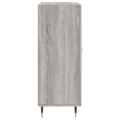 Dressoir 69,5X34X90 Cm Bewerkt Hout Grijs Sonoma Eikenkleurig