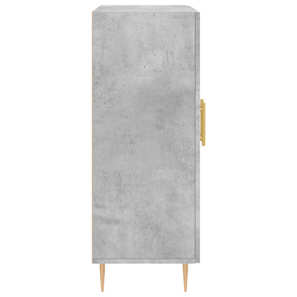 Dressoir 69,5X34X90 Cm Bewerkt Hout Betongrijs