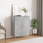 Sideboard 69.5x34x90 cm distressed wood concrete grey