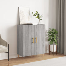 Dressoir 69,5X34X90 Cm Bewerkt Hout Grijs Sonoma Eikenkleurig