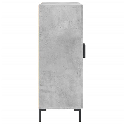 Dressoir 69,5X34X90 Cm Bewerkt Hout Betongrijs