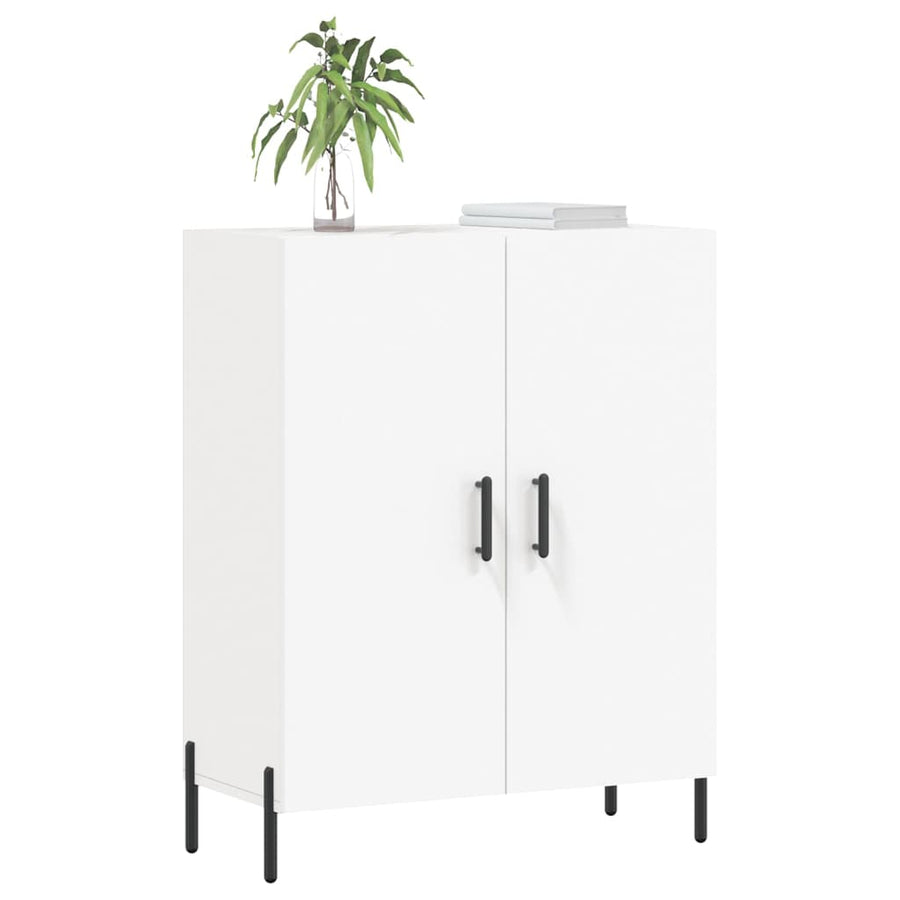 Dressoir 69,5X34X90 Cm Bewerkt Hout Wit