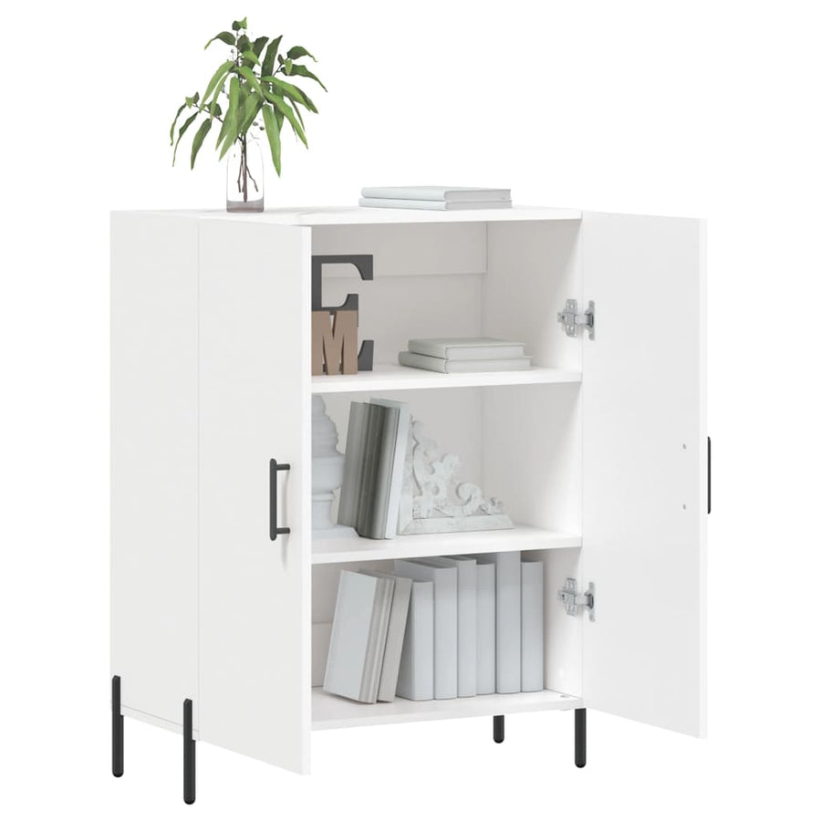Dressoir 69,5X34X90 Cm Bewerkt Hout Wit