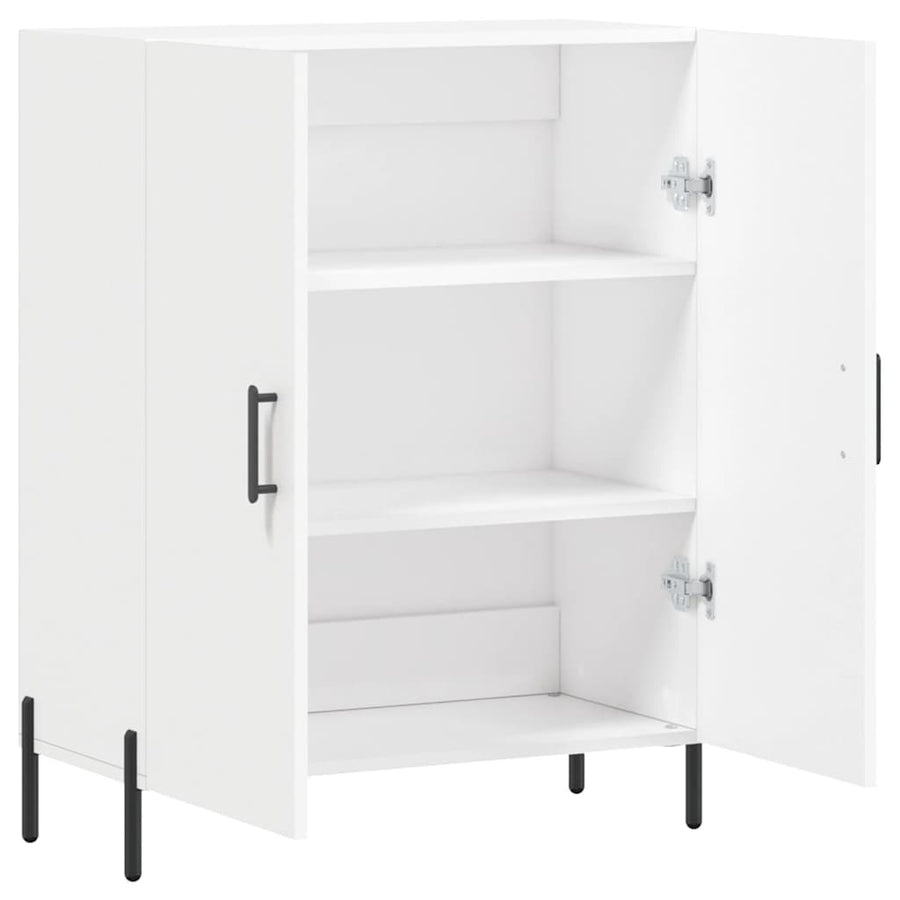 Dressoir 69,5X34X90 Cm Bewerkt Hout Wit