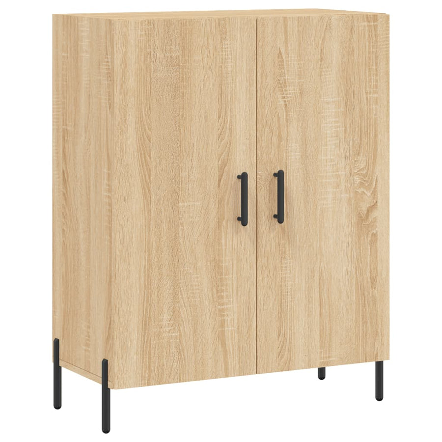 Dressoir 69,5x34x90 cm bewerkt hout sonoma eikenkleurig