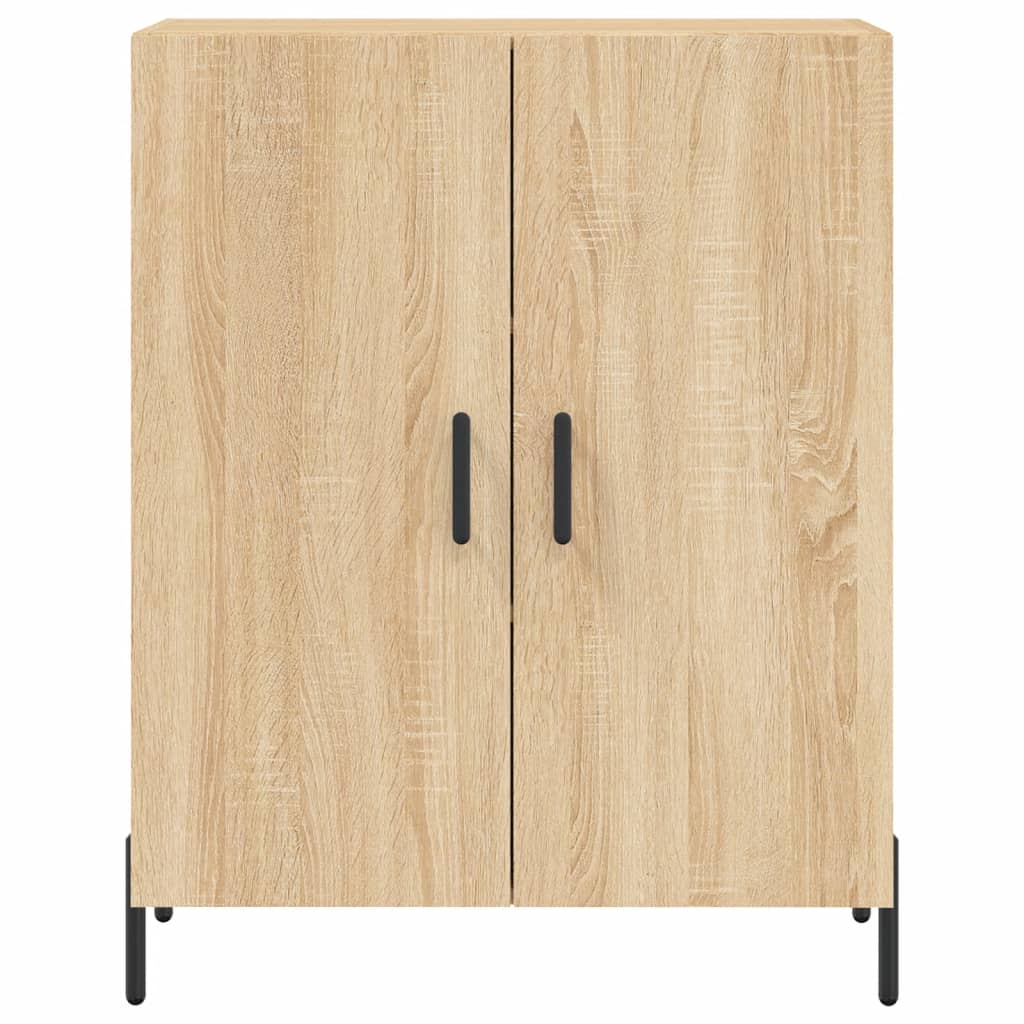 Dressoir 69,5x34x90 cm bewerkt hout sonoma eikenkleurig