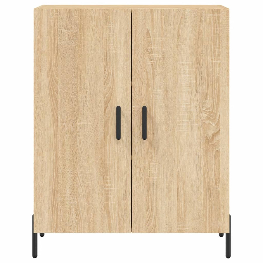 Dressoir 69,5x34x90 cm bewerkt hout sonoma eikenkleurig