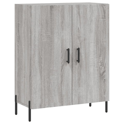 Dressoir 69,5X34X90 Cm Bewerkt Hout Grijs Sonoma Eikenkleurig