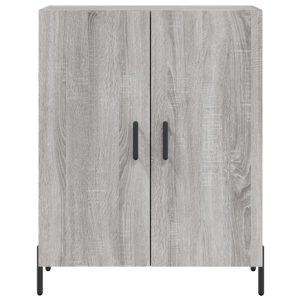 Dressoir 69,5X34X90 Cm Bewerkt Hout Grijs Sonoma Eikenkleurig