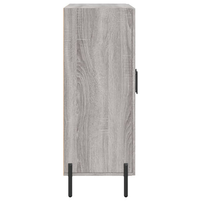 Dressoir 69,5X34X90 Cm Bewerkt Hout Grijs Sonoma Eikenkleurig