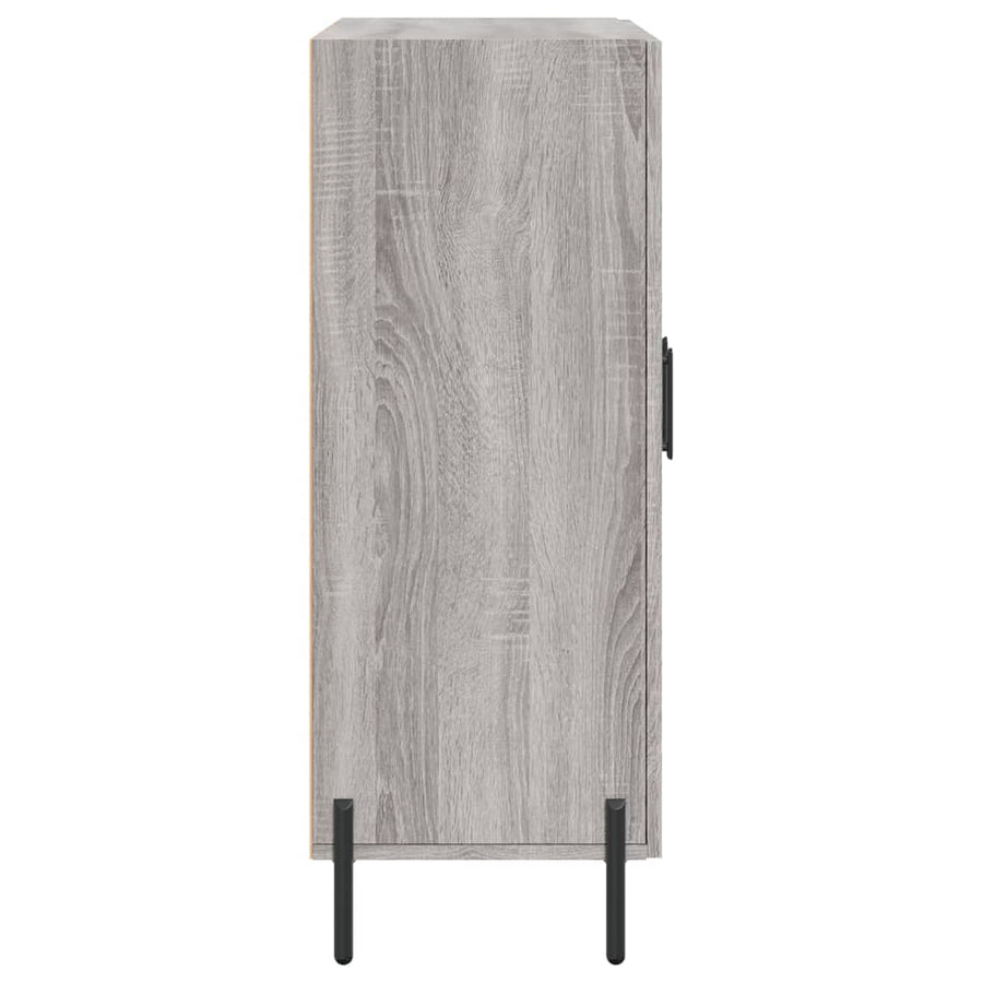 Dressoir 69,5X34X90 Cm Bewerkt Hout Grijs Sonoma Eikenkleurig