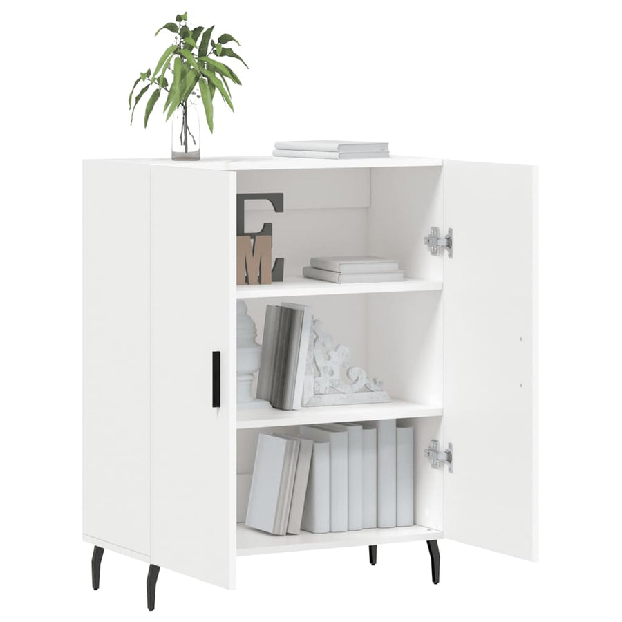 Dressoir 69,5X34X90 Cm Bewerkt Hout Wit