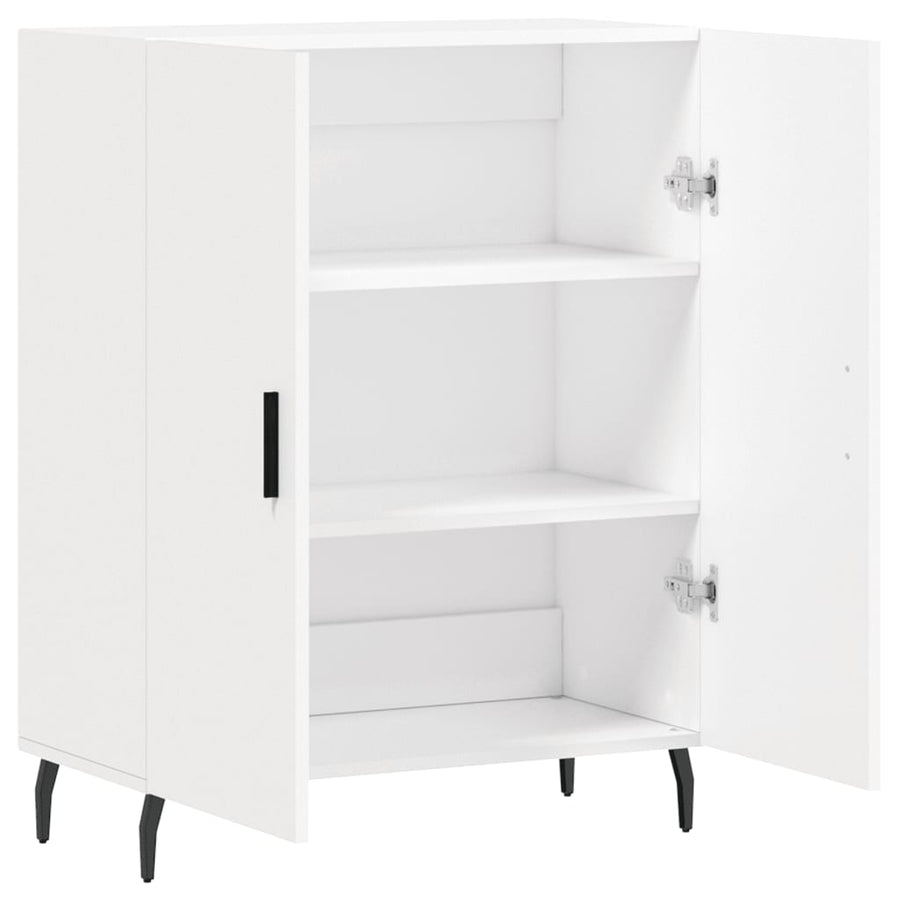 Dressoir 69,5X34X90 Cm Bewerkt Hout Wit