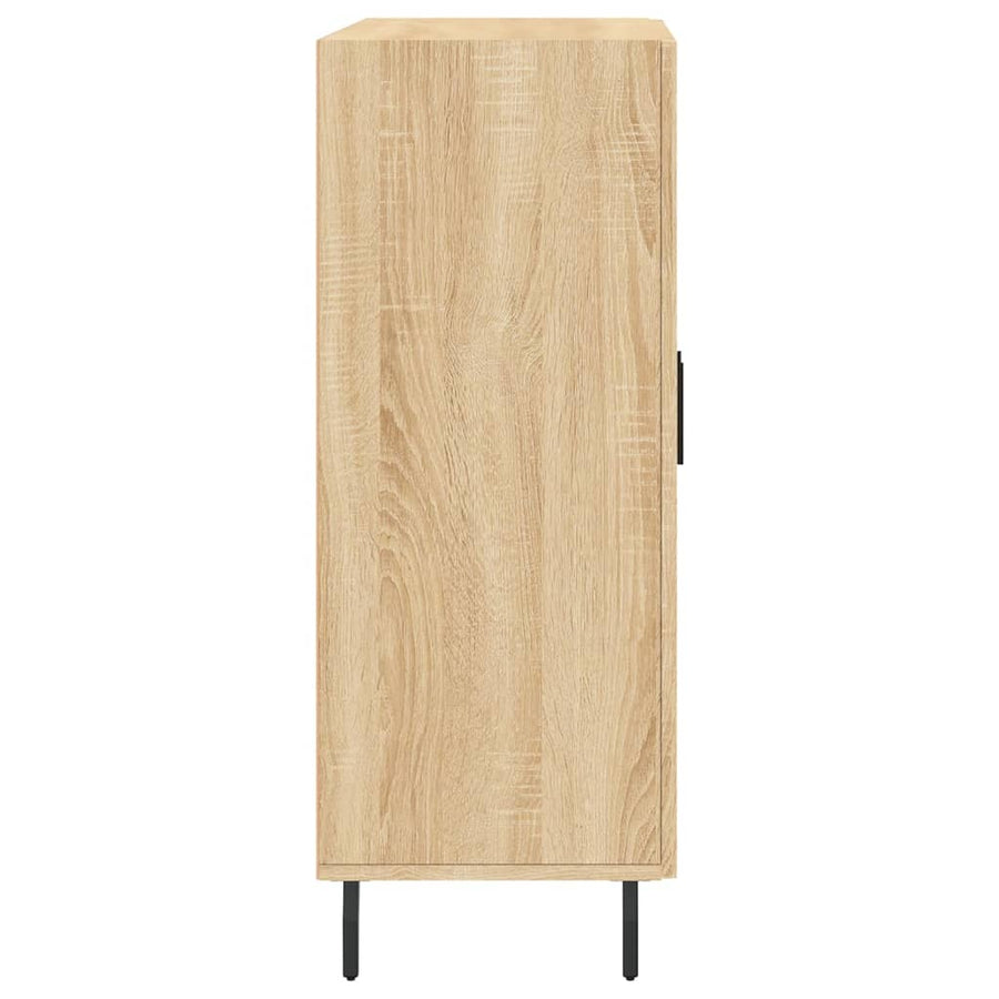 Dressoir 69,5X34X90 Cm Bewerkt Hout Kleurig Sonoma eiken