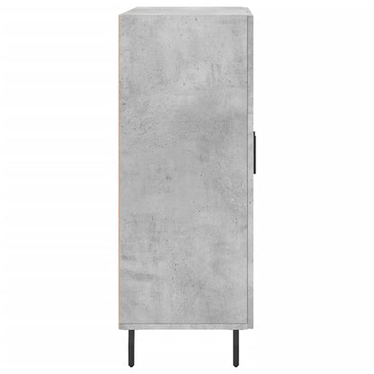 Dressoir 69,5X34X90 Cm Bewerkt Hout Betongrijs