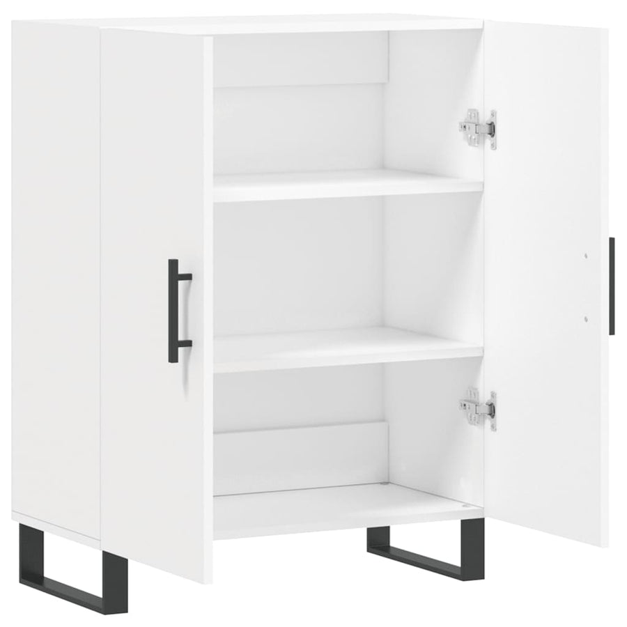 Dressoir 69,5X34X90 Cm Bewerkt Hout Wit