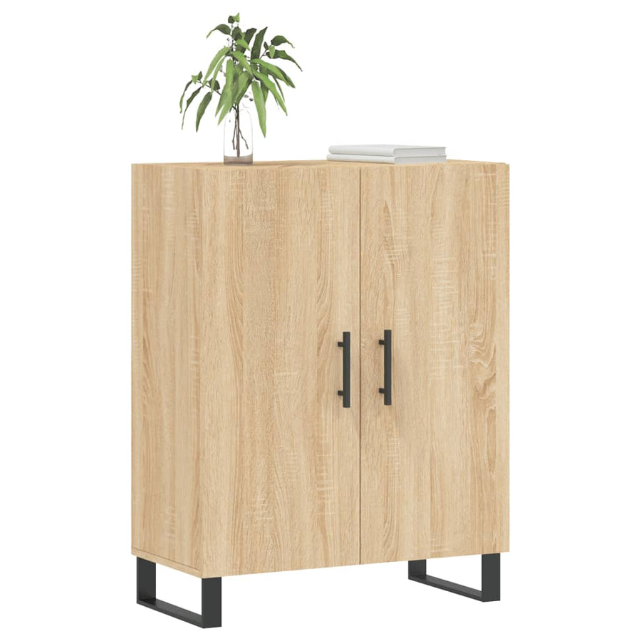Dressoir 69,5X34X90 Cm Bewerkt Hout Sonoma Eikenkleurig