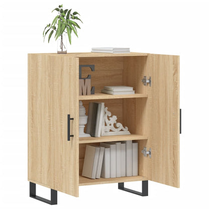 Dressoir 69,5X34X90 Cm Bewerkt Hout Sonoma Eikenkleurig