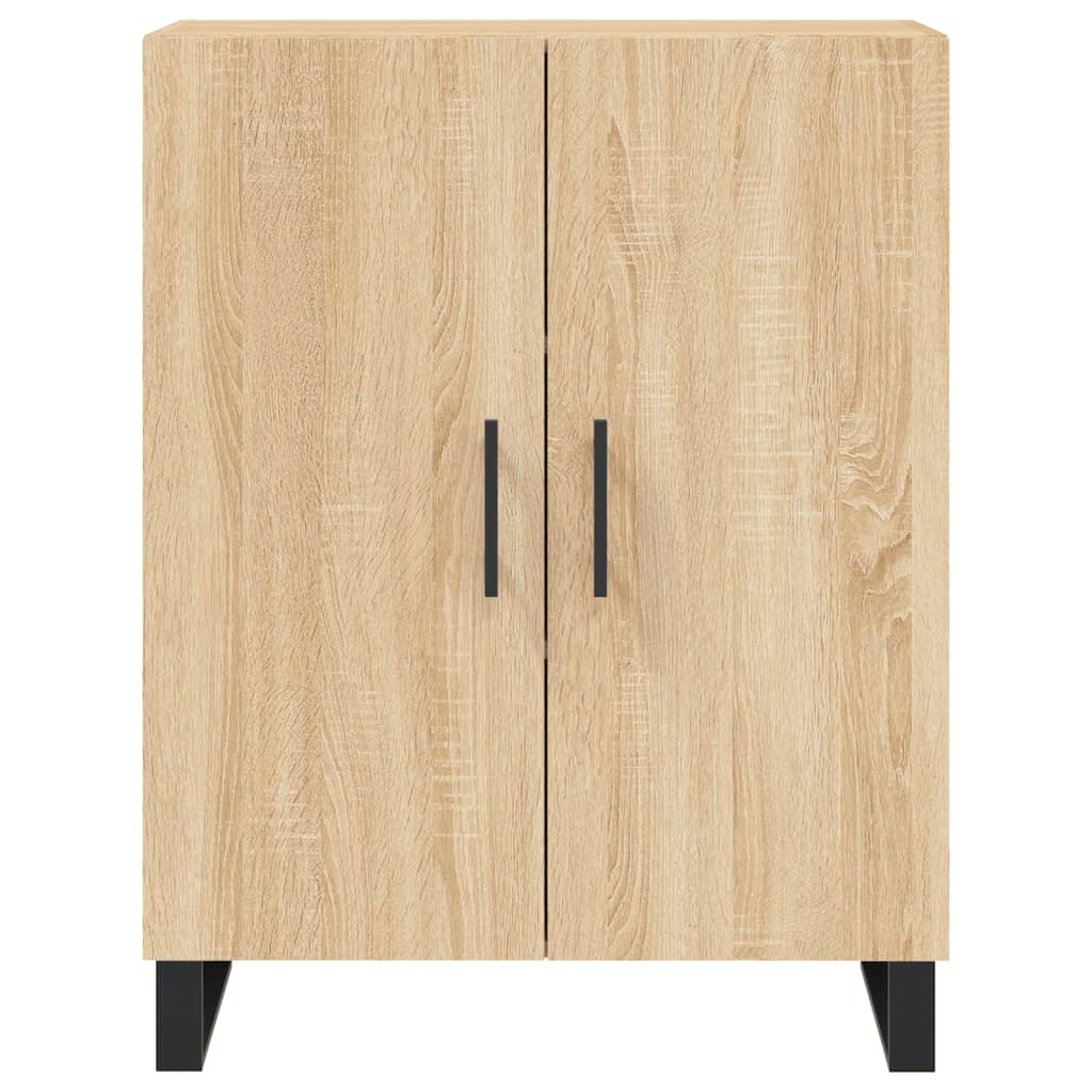 Dressoir 69,5X34X90 Cm Bewerkt Hout Sonoma Eikenkleurig