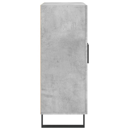 Dressoir 69,5X34X90 Cm Bewerkt Hout Betongrijs