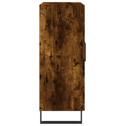 Dressoir 69,5X34X90 Cm Bewerkt Hout Gerookt Eikenkleurig