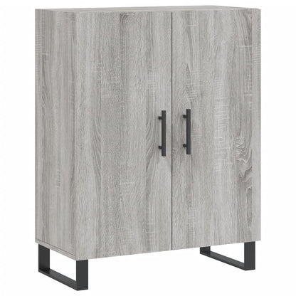 Dressoir 69,5X34X90 Cm Bewerkt Hout Grijs Sonoma Eikenkleurig