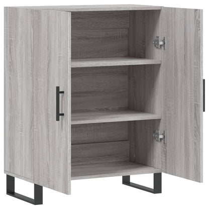 Dressoir 69,5X34X90 Cm Bewerkt Hout Grijs Sonoma Eikenkleurig