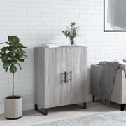 Sideboard 69.5x34x90 cm engineered wood grey Sonoma oak look