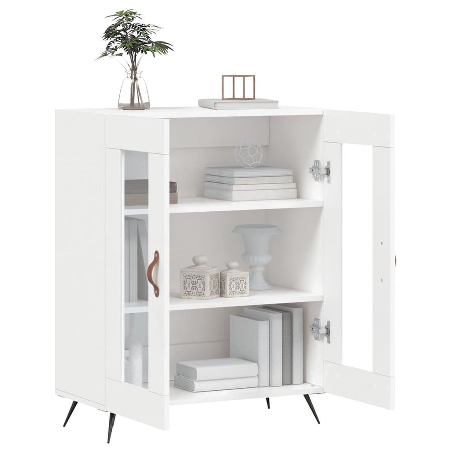 Dressoir 69,5X34X90 Cm Bewerkt Hout Wit