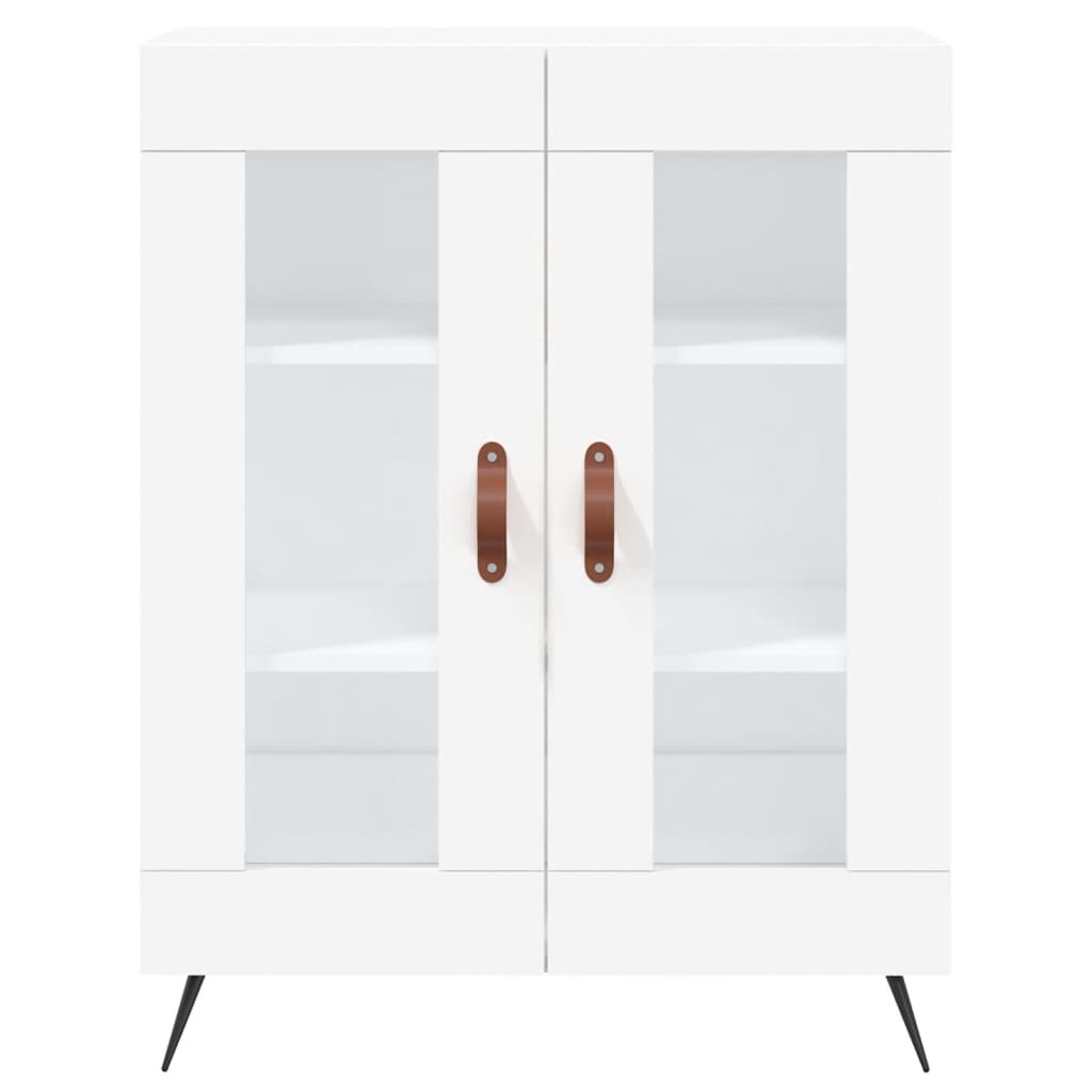 Dressoir 69,5X34X90 Cm Bewerkt Hout Wit