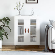 Sideboard 69.5x34x90 cm distressed white wood