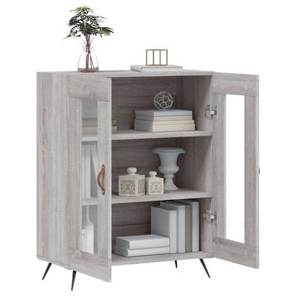 Dressoir 69,5X34X90 Cm Bewerkt Hout Grijs Sonoma Eikenkleurig