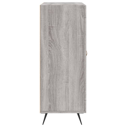 Dressoir 69,5X34X90 Cm Bewerkt Hout Grijs Sonoma Eikenkleurig