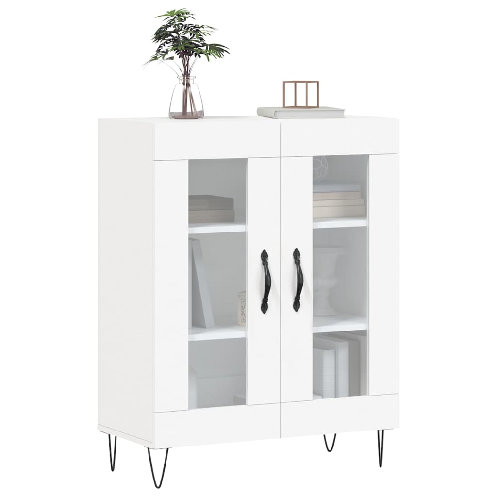 Dressoir 69,5X34X90 Cm Bewerkt Hout Wit
