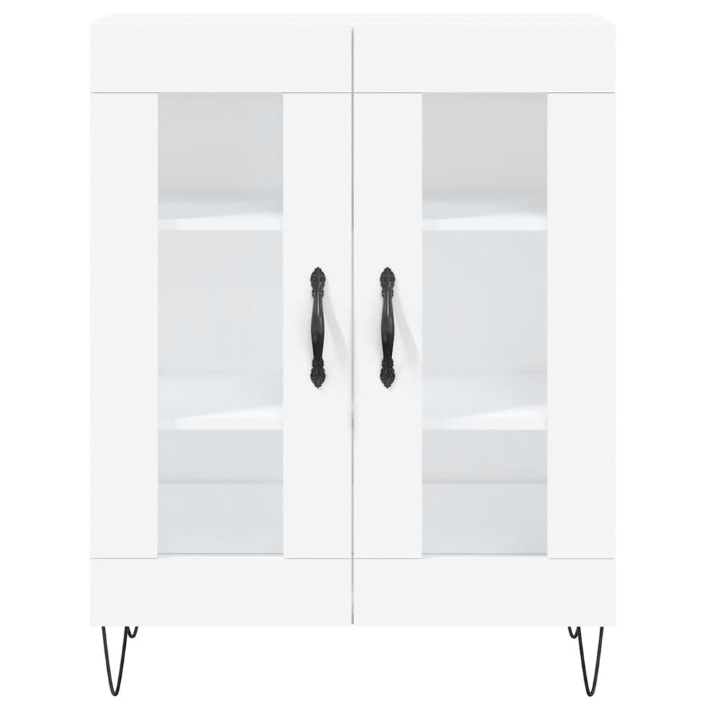 Dressoir 69,5X34X90 Cm Bewerkt Hout Wit