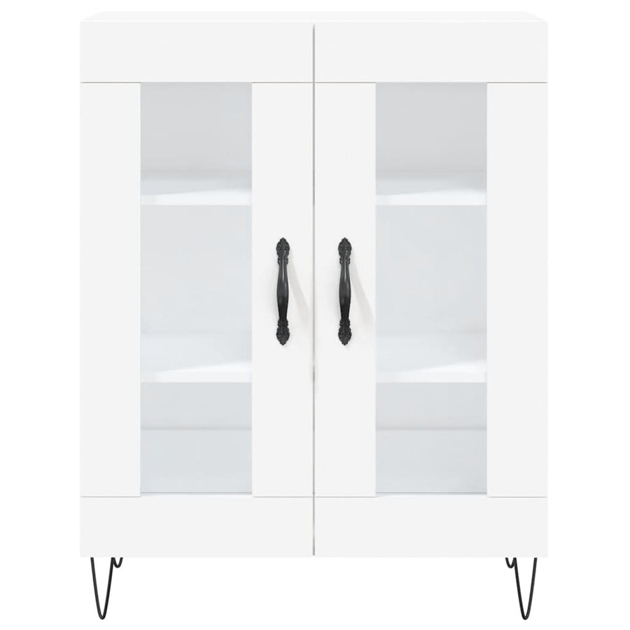 Dressoir 69,5X34X90 Cm Bewerkt Hout Wit