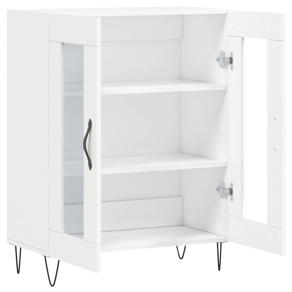 Dressoir 69,5X34X90 Cm Bewerkt Hout Wit