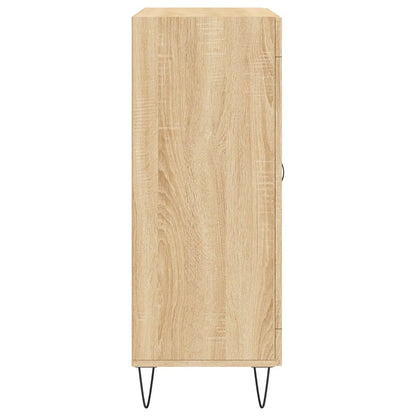 Dressoir 69,5X34X90 Cm Bewerkt Hout Kleurig Sonoma eiken