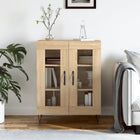 Sideboard 69.5x34x90 cm engineered wood Sonoma oak-coloured