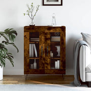 Dressoir 69,5x34x90 cm bewerkt hout gerookt eiken