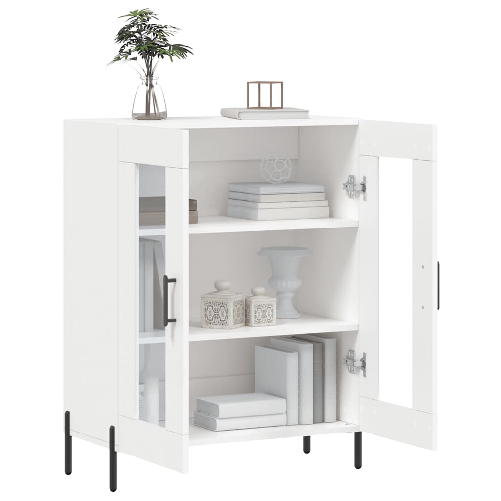 Dressoir 69,5X34X90 Cm Bewerkt Hout Wit