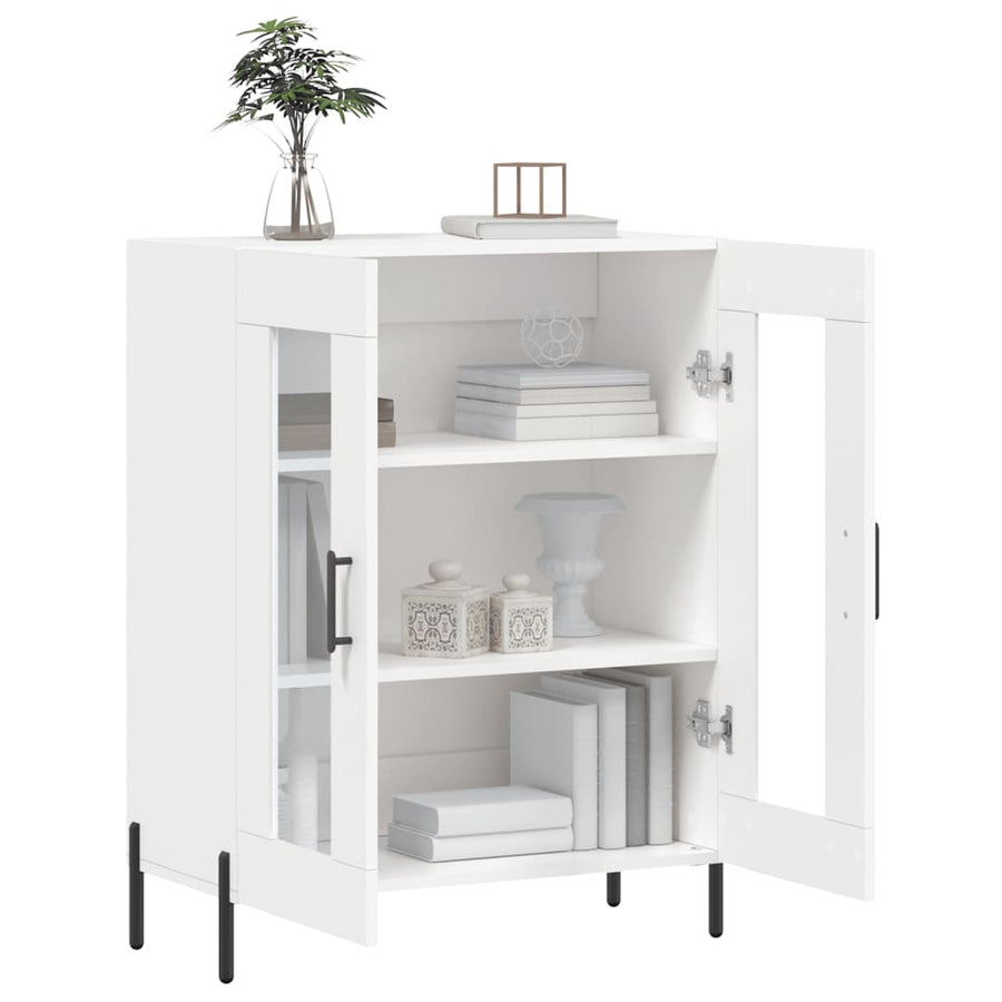 Dressoir 69,5X34X90 Cm Bewerkt Hout Wit