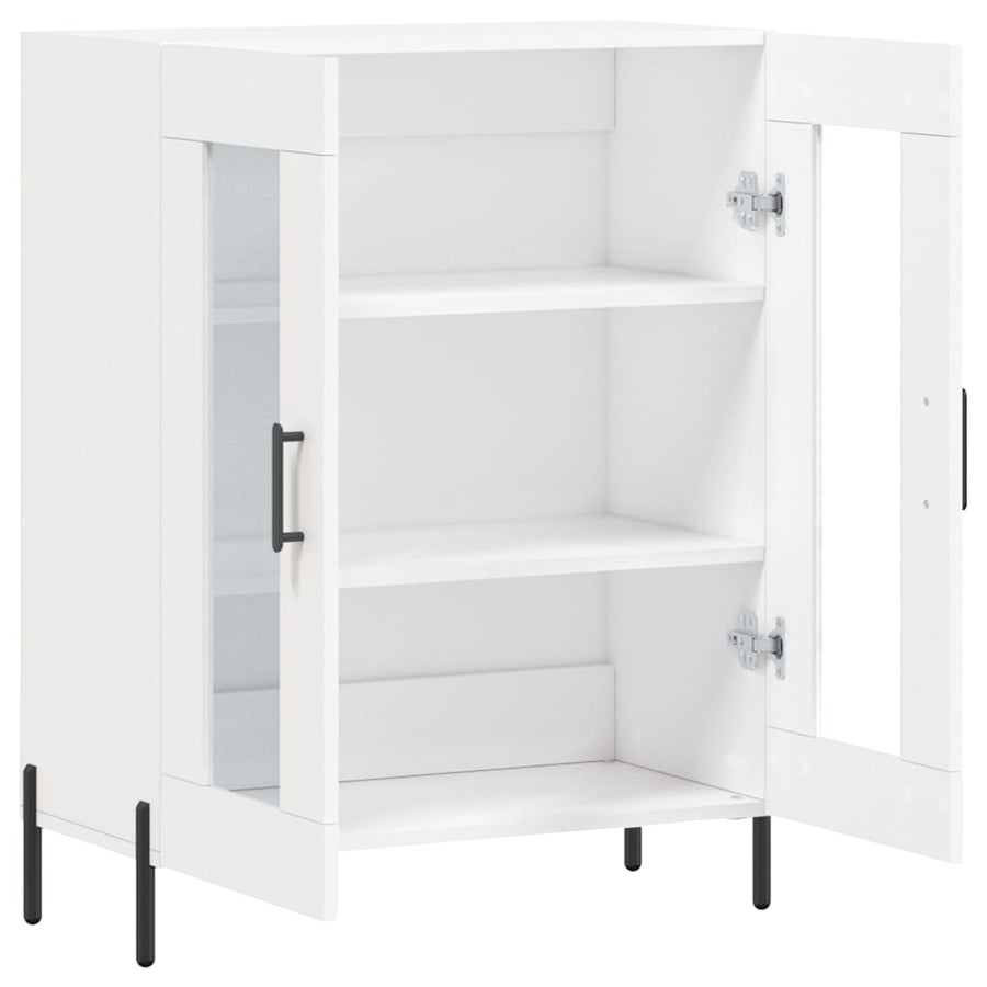Dressoir 69,5X34X90 Cm Bewerkt Hout Wit
