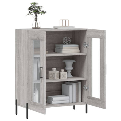 Dressoir 69,5X34X90 Cm Bewerkt Hout Grijs Sonoma Eikenkleurig