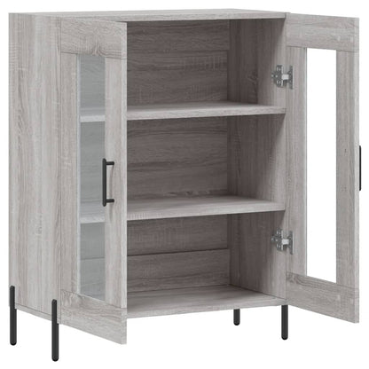 Dressoir 69,5X34X90 Cm Bewerkt Hout Grijs Sonoma Eikenkleurig