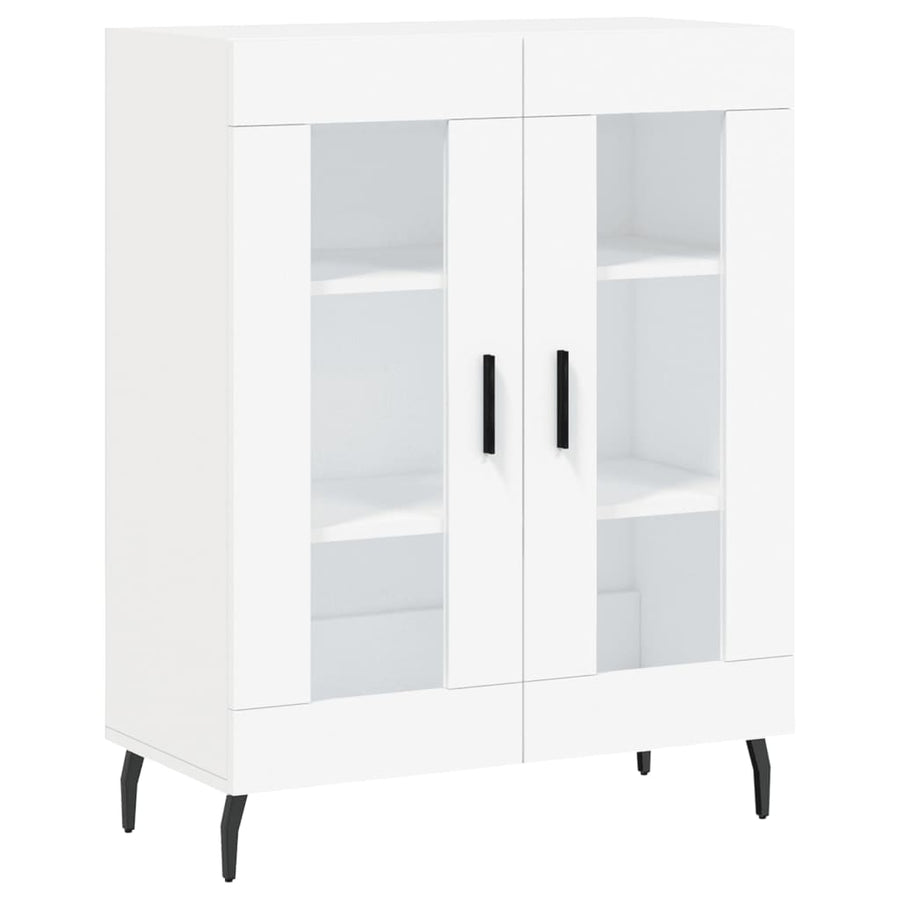 Dressoir 69,5X34X90 Cm Bewerkt Hout Wit