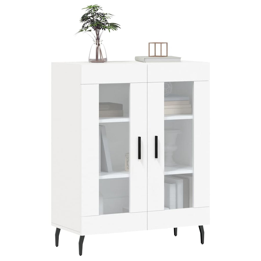Dressoir 69,5X34X90 Cm Bewerkt Hout Wit